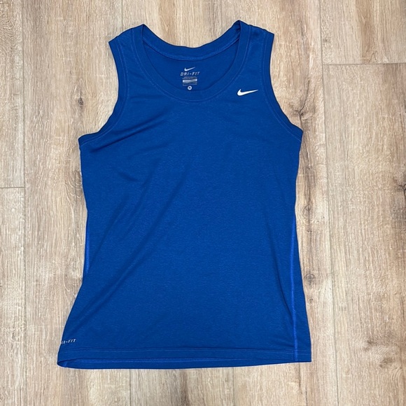Nike Royal Blue Dri-FIT Athletic Tank - Picture 1 of 3
